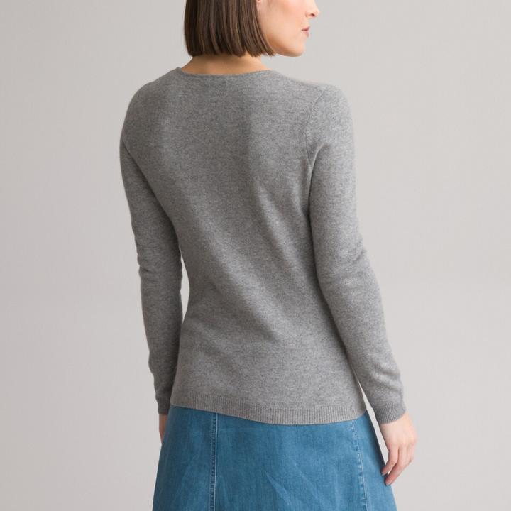 Actual product image Anne Weyburn Pure cashmere round neck jumper (48, 50)