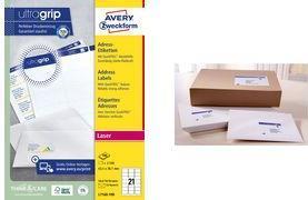 Actual product image Avery Versand labels