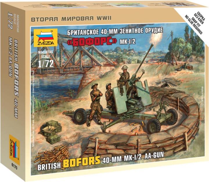 Immagine prodotto Carson 1:72 British Bofors 40mm Mk-2 FLAK