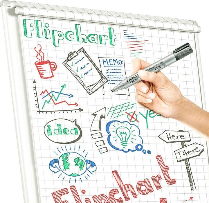 Produktbild Staedtler Flipchartmarker Lumocolor (Grey, 5 mm, 6 x)
