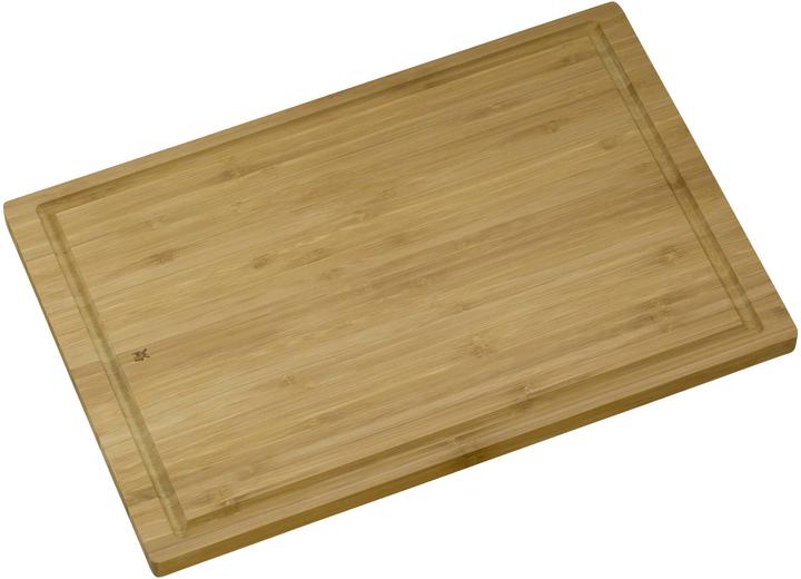 WMF Natural bamboo chopping board large with juice groove - blade-friendly