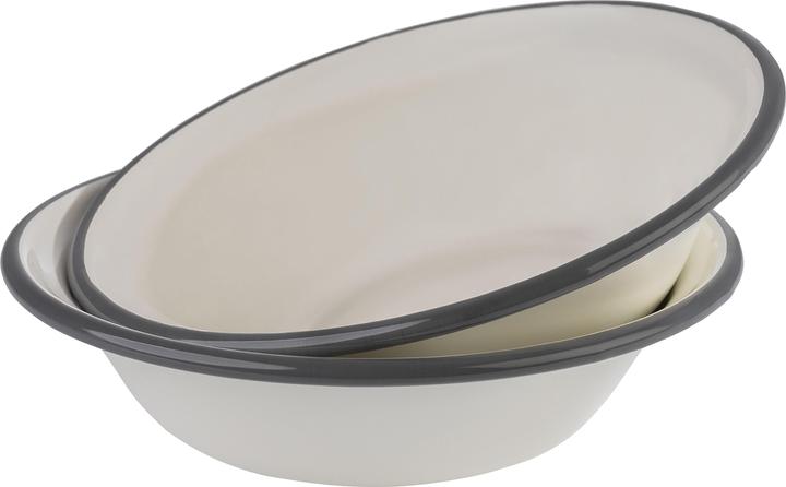 Image du produit APS Bol en émail, diamètre : 165 mm, lot de 2 (16.50 cm, 2 x)