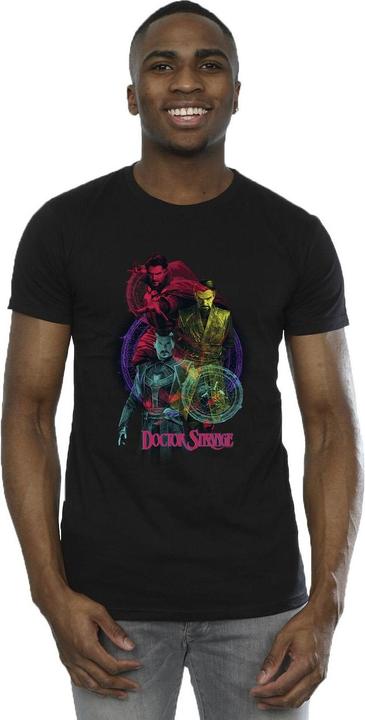 Image du produit - T-shirt DOCTOR STRANGE RAINBOW - Homme (XL)
