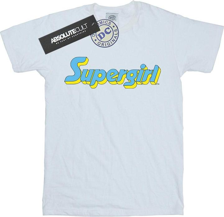 Produktbild Supergirl Text Logo TShirt Mädchen (140, 146)