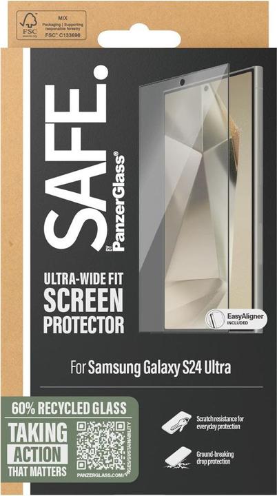 Actual product image Safe Ultra-Wide Fit (1 Piece, Samsung Galaxy S24 Ultra)