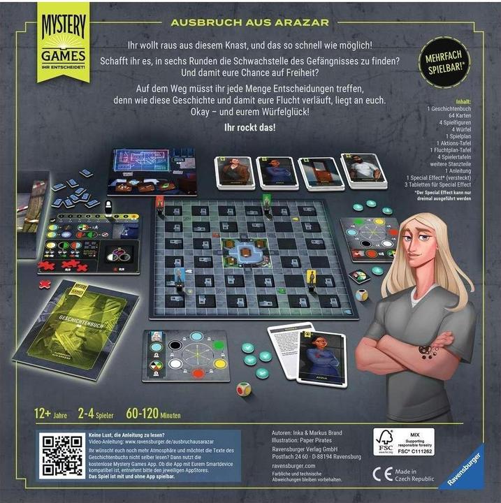 Actual product image Ravensburger Mystery Games The Breakout from Arazar (German)