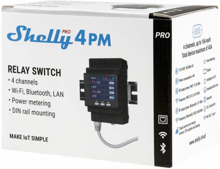 Actual product image Shelly Pro 4PM