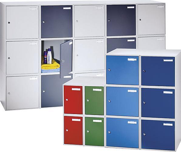 Actual product image eurokraft basic Locker cube with viewing window
