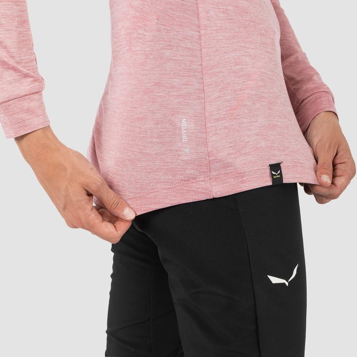 Actual product image Salewa Women's Puez Melange Dry L/S Tee (44)