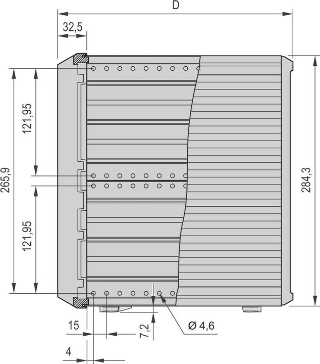 Produktbild Schroff Komplettgehäuse, EMV-geschirmt - PROPAC PRO GEH.6HE 84TE 446T