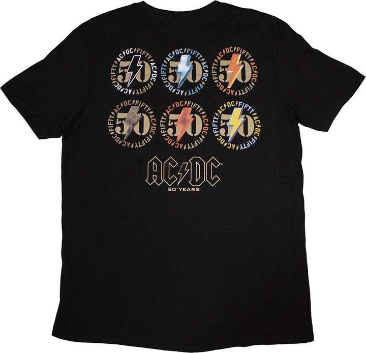 Actual product image AC/DC Unisex Adult Emblems T-Shirt (XL)