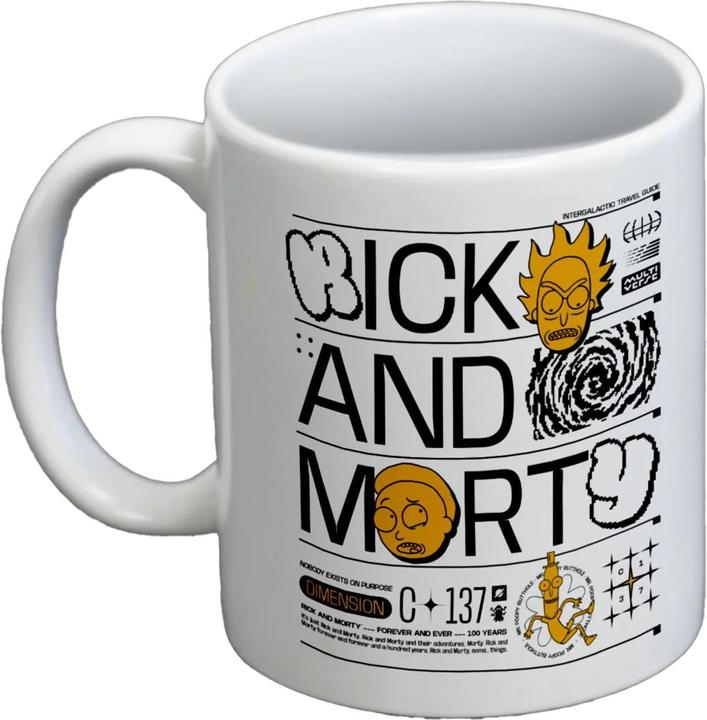 Rick And Morty Kaffeebecher Nobody Exists On Purpose (315 ml, 1 x)