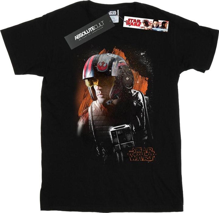 Immagine prodotto Star Wars The Last Jedi Poe Dameron Brushed Maglietta Ragazzi (128)