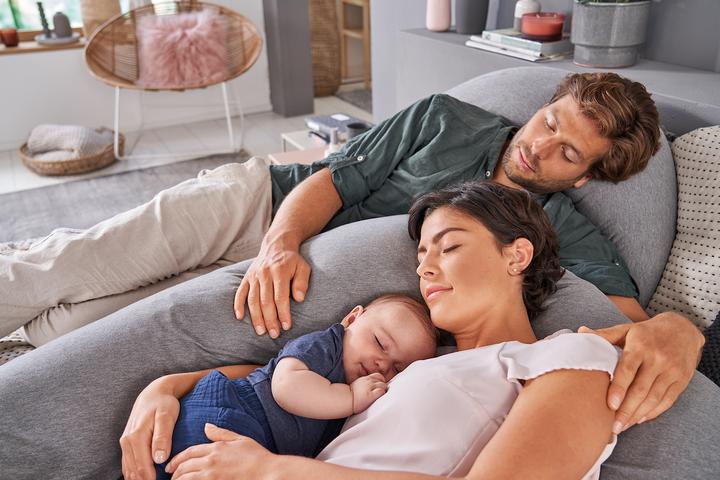 Actual product image Theraline Nursing Pillow "The Original" with Spelt Filling incl. Cover 190 cm (190 cm)
