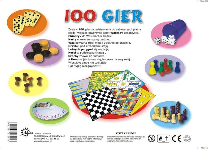 Image du produit Abino Zestaw 100 gier AB 72113 (Polonais)