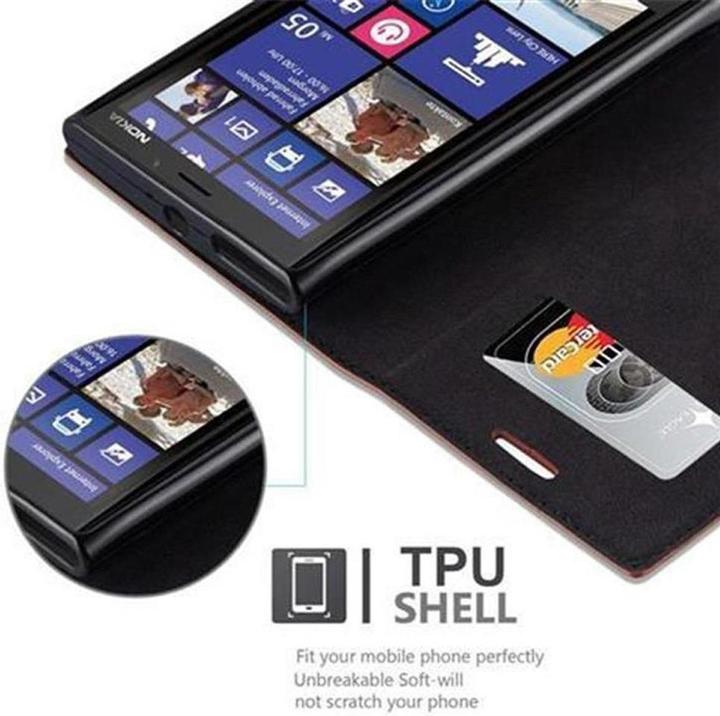 Actual product image Cadorabo Book Invisible Magnet Cover (Nokia Lumia 920)