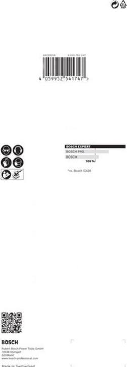 Actual product image Bosch Professional Zubehör Expert C470 Sandpaper with 8 holes for orbital sander, 93 x 230 mm, G 120, 10 pcs. (120)