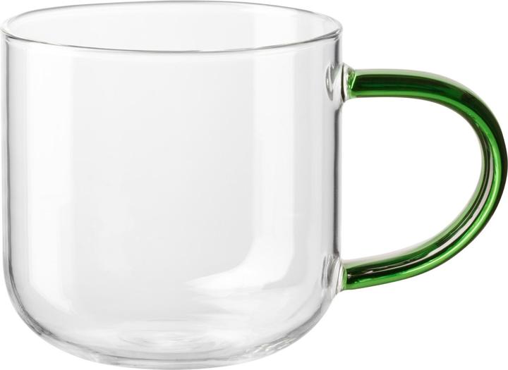 Productafbeelding ASA Selection ASA coppa glazen beker met groen handvat 0,4l (0.40 l, 1 x)