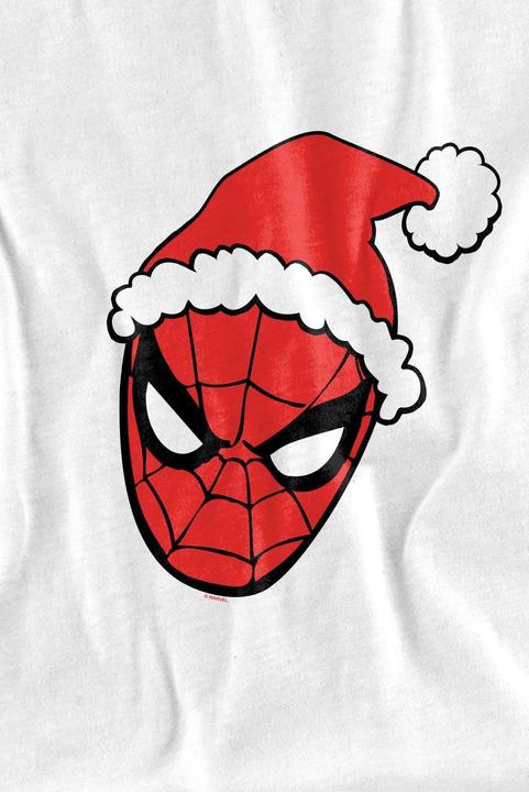 Actual product image Spiderman Childrens/Kids Santa Hat T-Shirt (116)