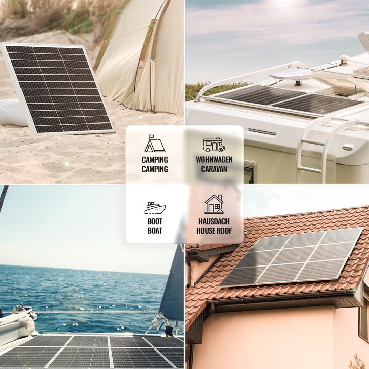 Actual product image Yangtze Solar 4x solar panel 100W (100 W, 6.20 kg)