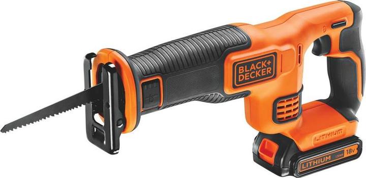 Black & Decker BLACK+DECKER BDCR18E1-QW Réciprozaag - 18V - 15cm zaagblad - incl. accu en lader
