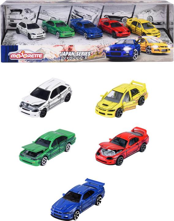 Actual product image Majorette Japan Series 5 Pieces Giftpack