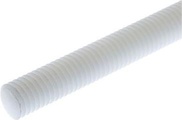 Actual product image Rs Pro M8 Threaded Rod Nylon 1m Finish Smooth
