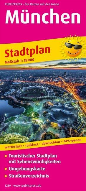 Produktbild München. Stadtplan 1:18 000 18000