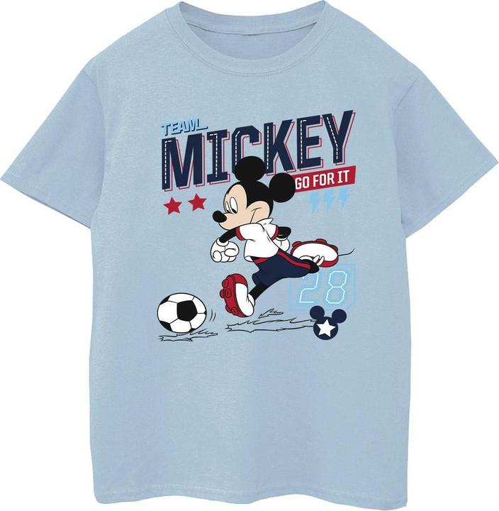 Immagine prodotto Disney Mickey Mouse Team Mickey Football Maglietta Ragazze (140, 146)