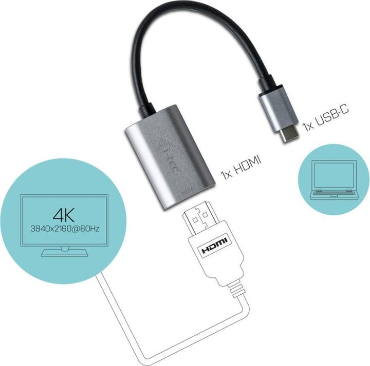 Actual product image i-tec USB-C to (HDMI, 15 cm)