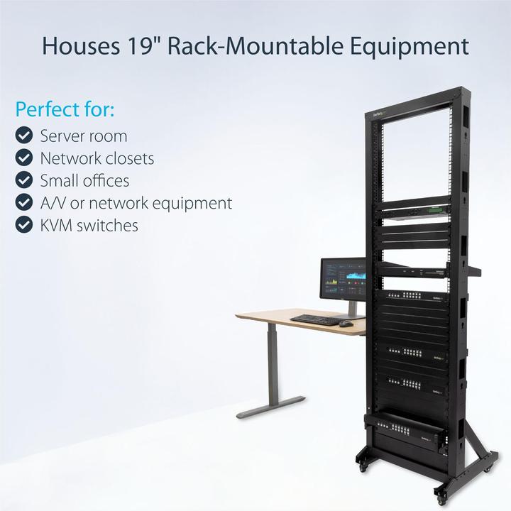 Produktbild StarTech 2-POST SERVER RACK - 42U (42 HE, 19 Zoll Rack)