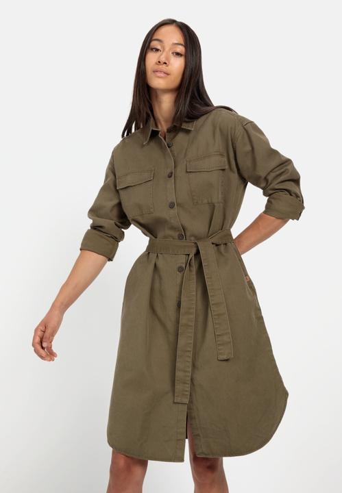 Produktbild Camel Active Hemdblusenkleid mit Stoffbindegürtel (XL)