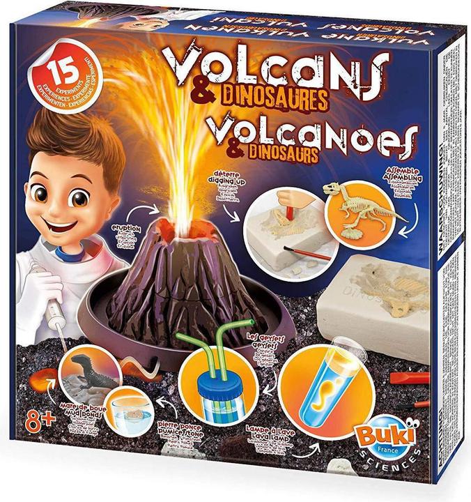 Actual product image Buki Volcanoes and dinosaurs