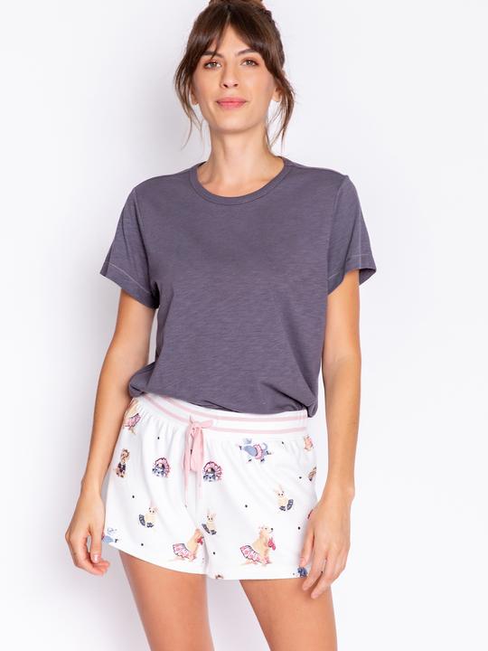 Image du produit Pj Salvage Shorts blanc/Ã petits motifs (40)