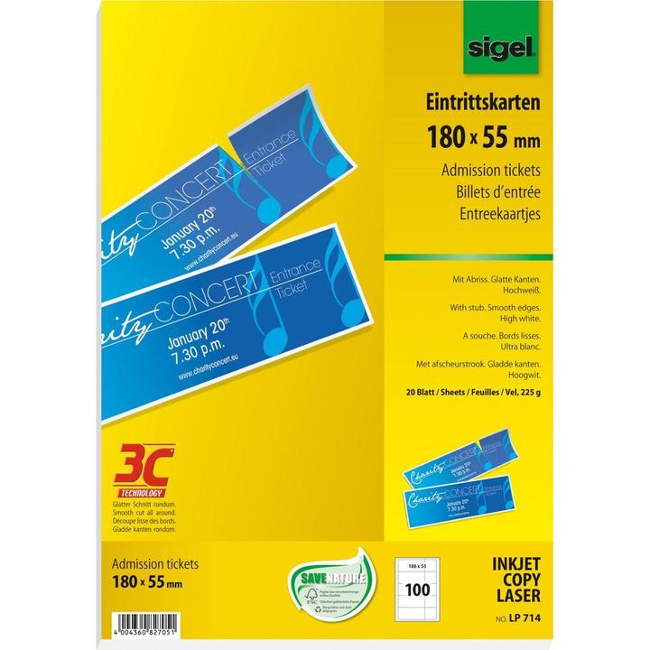 Actual product image Sigel Tickets