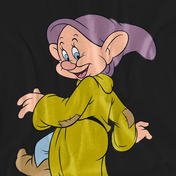 Actual product image Snow White Unisex Adult Dopey Poses T-Shirt (L)
