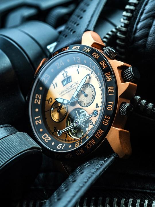 Immagine prodotto Calvaneo 1583 Astonia Project Orange II Aluminium Edition Automatikuhr (44 mm)