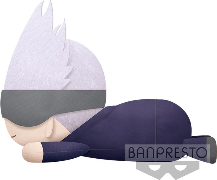 Actual product image Banpresto Jujutsu Kaisen Lying Down Big Plush Satoru Gojo (B) 22cm