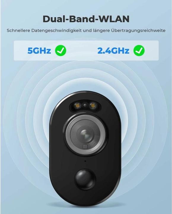 Image du produit Reolink Argus Series B330+Solar Panel+64GB SD Card-5MP (2560 x 1440 Pixels)