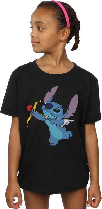Immagine prodotto Disney Lilo And Stitch Stitch Cupid Valentines Maglietta Ragazze (140, 146)