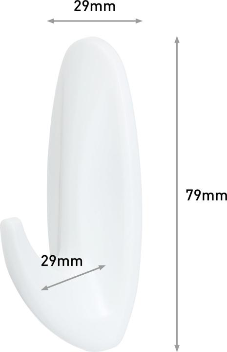 Actual product image Command Bathroom hooks