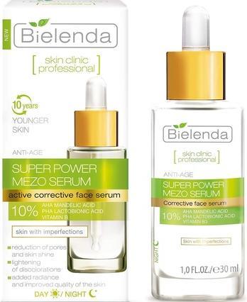 Actual product image Bielenda Skin Clinic Professional active corrective serum for skin with imperfections day/night
