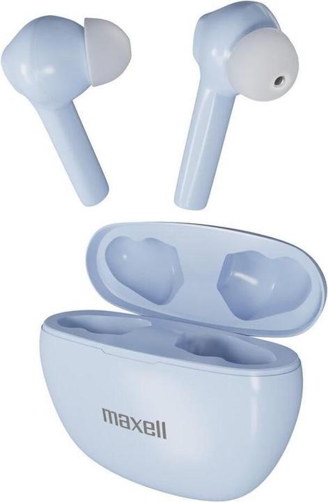 Maxell Dynamic+ wireless headphones with charging cradle Bluetooth blue (4 h, Wireless)