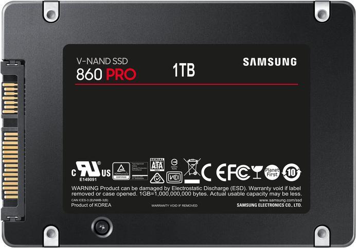 Produktbild Samsung 860 Pro (1000 GB, 2.5")