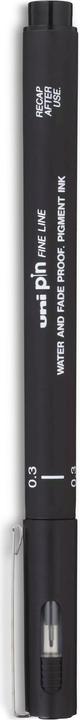 Produktbild Uni-ball Fineliner Wasserfest (Schwarz, 1 x)