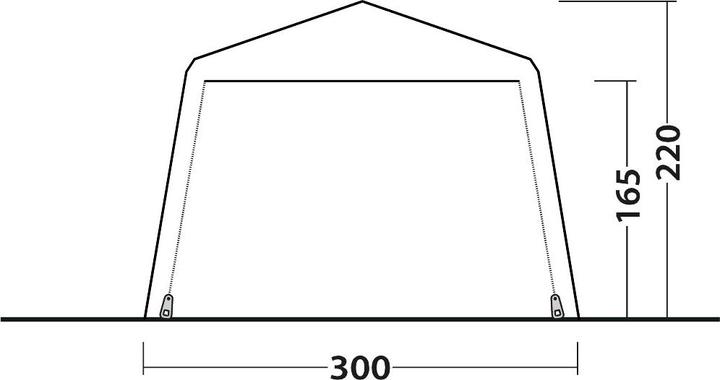 Actual product image Outwell Fastlane 300 Shelter (Awning, 16.70 kg)