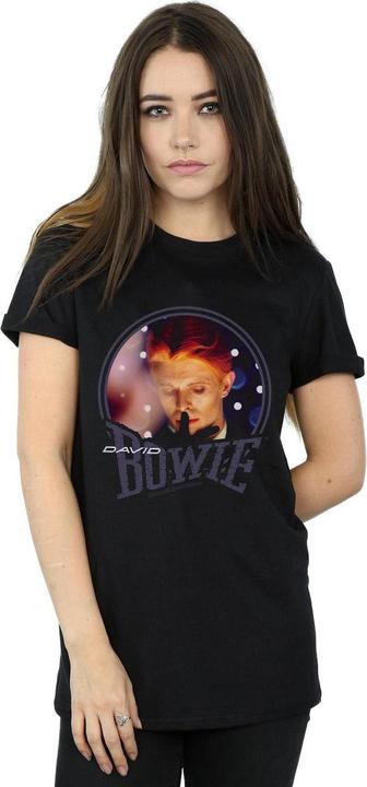 Actual product image David Bowie Womens/Ladies Quiet Lights Cotton Boyfriend T-Shirt (M)
