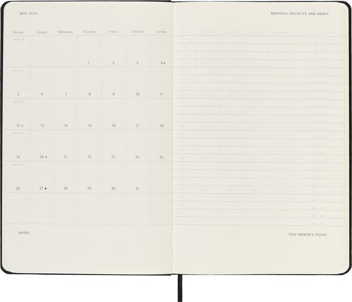 Productafbeelding Moleskine Agenda zakelijk Professioneel Hard Cover Wekelijks Verticaal Pro (A5, Engels)