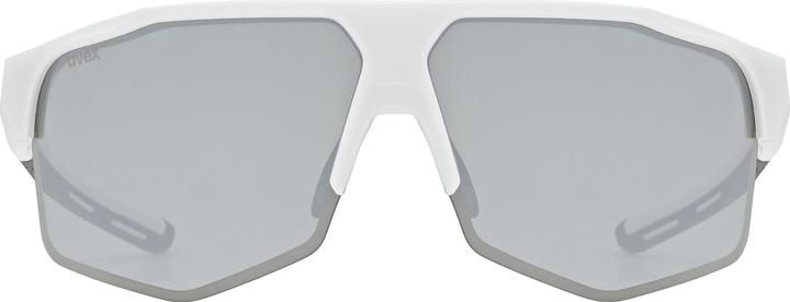 Actual product image Uvex Sports axos set (white matt (silver), Mirror Silver, Clear)