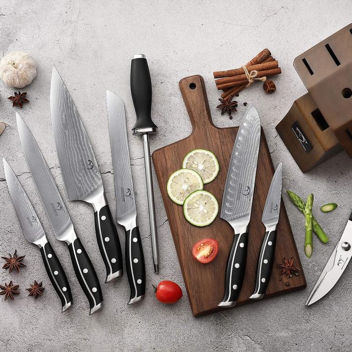 Actual product image Nanfang Brothers Set of 9 Kitchen Knives